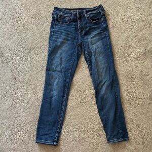American Eagle Outfitters Dark Blue Skinny Jeans